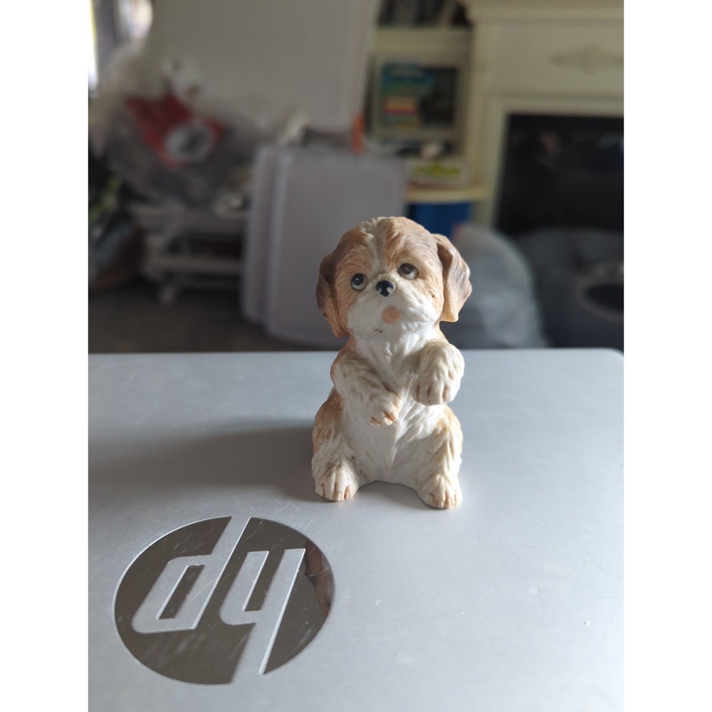 Vintage Homco Home Interior Shih Tzu Puppy Dog Figurine 1467